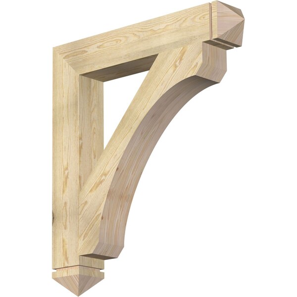 Ekena Millwork Legacy Arts & Crafts Rough Sawn Bracket, Douglas Fir, 6"W x 38"D x 42"H BKT06X38X42LEC03RDF - main